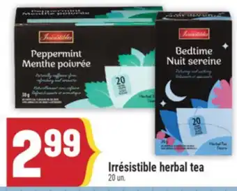 Marché Adonis Irrésistible herbal tea offer