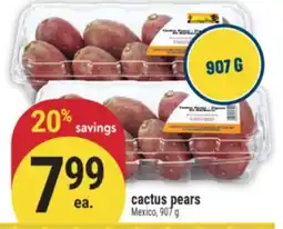 Marché Adonis Cactus pears offer