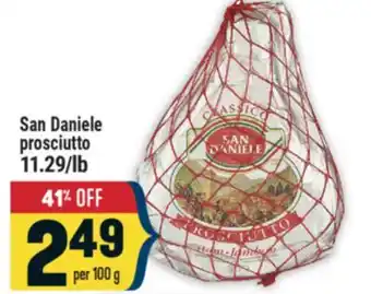 Marché Adonis San Daniele prosciutto offer