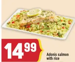 Marché Adonis Adonis salmon with rice offer