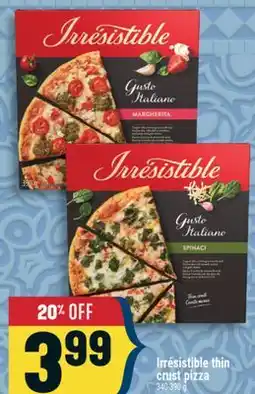 Marché Adonis Irresistible thin crust pizza offer