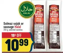 Marché Adonis Solmaz sojuk or sausage Halal offer