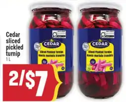 Marché Adonis Cedar sliced pickled turnip offer