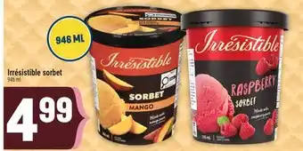 Marché Adonis Irresistible sorbet offer