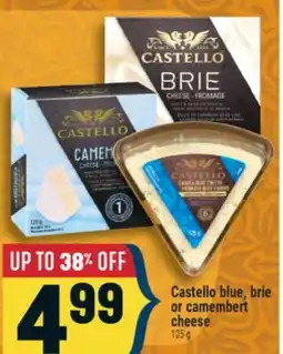 Marché Adonis Castello blue, brie or camembert cheese offer