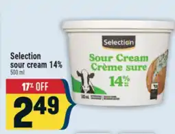Marché Adonis Selection sour cream 14% offer