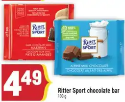 Marché Adonis Ritter Sport chocolate bar offer