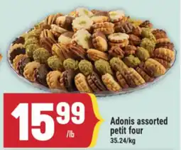 Marché Adonis Adonis assorted petit four offer