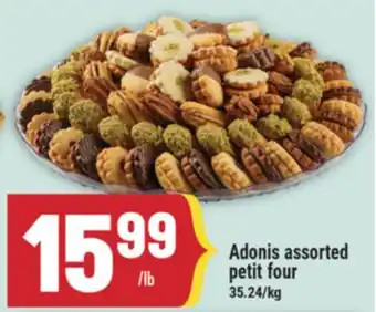 Marché Adonis Adonis assorted petit four offer