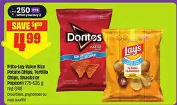FreshCo Frito-Lay Value Size Potato Chips, Tortilla Chips, Snacks or Popcorn 275-535 g - Scene+ offer offer