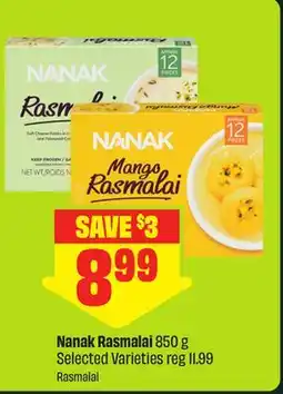FreshCo Nanak Rasmalai 850 g Selected Varieties offer