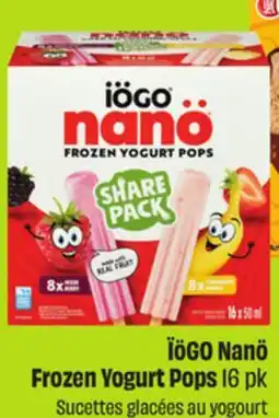 FreshCo IÖGO Nanö Frozen Yogurt Pops 16 pk - Scene+ offer offer