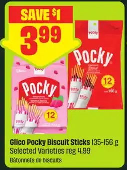 FreshCo Glico Pocky Biscuit Sticks 135-156 g Selected Varieties offer