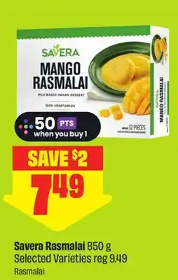FreshCo Savera Rasmalai 850 g Selected Varieties - Scene+ offer offer