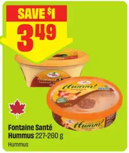 FreshCo Fontaine Santé Hummus offer
