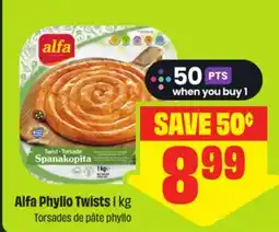 FreshCo Alfa Phyllo Twists 1 kg - Scene+ offer offer