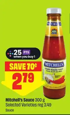FreshCo Mitchell's Sauce 300 g Selected Varieties - Scene+ offer offer