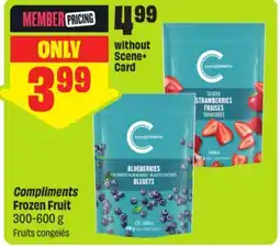 FreshCo Compliments Frozen Fruit 300-600 g - Scene+ offer offer