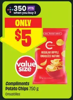 FreshCo Compliments Potato Chips 750 g - Scene+ offer offer