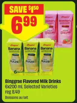 FreshCo Binggrae Flavored Milk Drinks 6x200 mL Selected Varieties offer