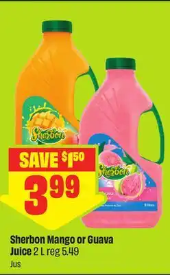 FreshCo Sherbon Mango or Guava Juice offer
