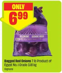 FreshCo Bagged Red Onions 7 lb Product of Egypt No. 1 Grade offer