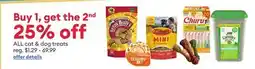 Petsmart ALL cat & dog treats offer