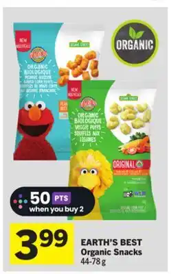 Foodland Organic Snacks offer