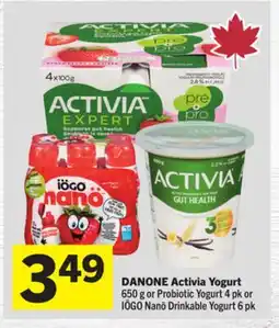 Foodland Activia Yogurt offer