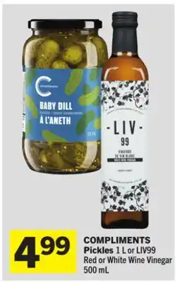 Foodland COMPLIMENTS Pickles offer