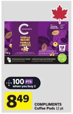 Foodland COMPLIMENTS Coffee Pods offer