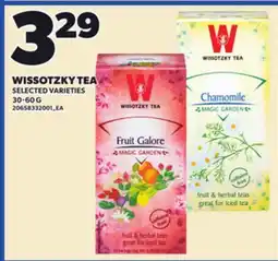 Loblaws WISSOTZKY TEA offer