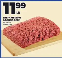 Loblaws SHEFA MEDIUM GROUND BEEF offer