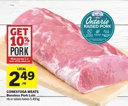 Foodland CONESTOGA MEATS Boneless Pork Loin offer