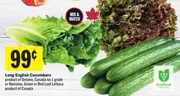 Foodland Long English Cucumbers offer