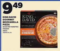 Loblaws KING DAVID GOURMET MOZZARELLA PIZZA offer