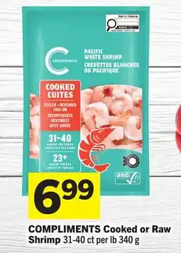 Foodland COMPLIMENTS Cooked or Raw Shrimp offer