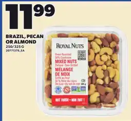 Loblaws BRAZIL, PECAN OR ALMOND, 250/325 G offer