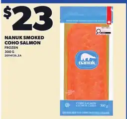 Loblaws NANUK SMOKED COHO SALMON offer