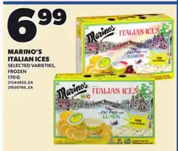 Loblaws MARINO'S ITALIAN ICES offer