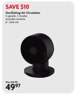 Home Hardware Oscillating Air Circulator offer