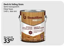 Home Hardware Deck & Siding Stain offer