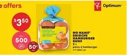 No Frills NO NAME BRIOCHE HAMBURGER BUNS, 8'S offer
