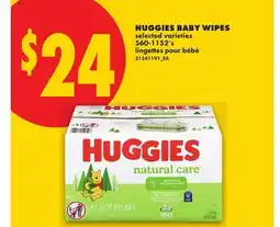 No Frills HUGGIES BABY WIPES, 560-1152's offer