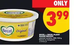 No Frills BECEL or BECEL PLANT BASED BRICKS, 400/454 g offer