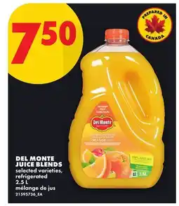 No Frills DEL MONTE JUICE BLENDS offer