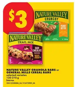 No Frills NATURE VALLEY GRANOLA BARS OR GENERAL MILLS CEREAL BARS offer