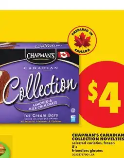 No Frills CHAPMAN'S CANADIAN COLLECTION NOVELTIES, 8'S offer
