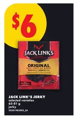 No Frills JACK LINK'S JERKY offer