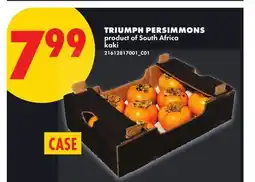 No Frills TRIUMPH PERSIMMONS offer